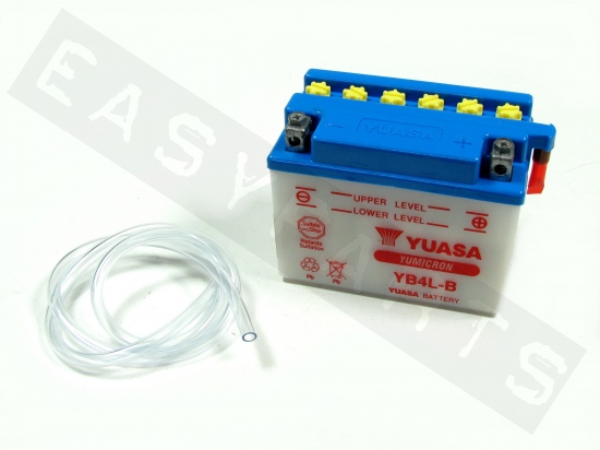 Batterie YUASA YB4L-B 12V-4Ah (avec entretien, sans acide)